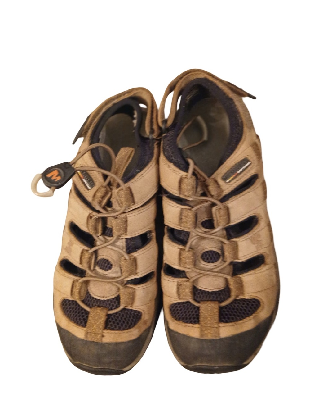 Merrell Brown Gorpcore Outdoor Saugatuck Kangaroo Closed-Toe Hiking Sandals